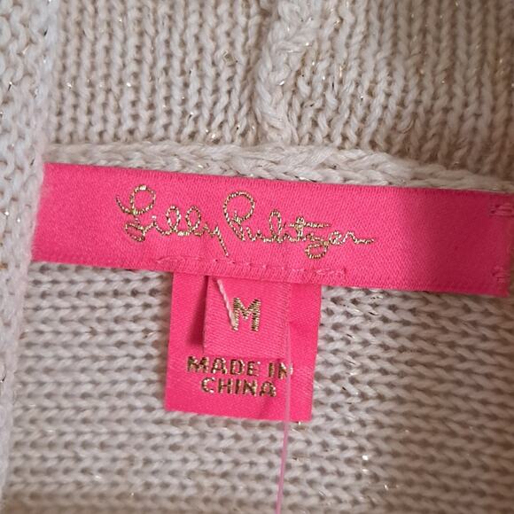 Lilly Pulitzer Tatum Long Fringe Hem Cardigan Sweater XS - Picture 9 of 15